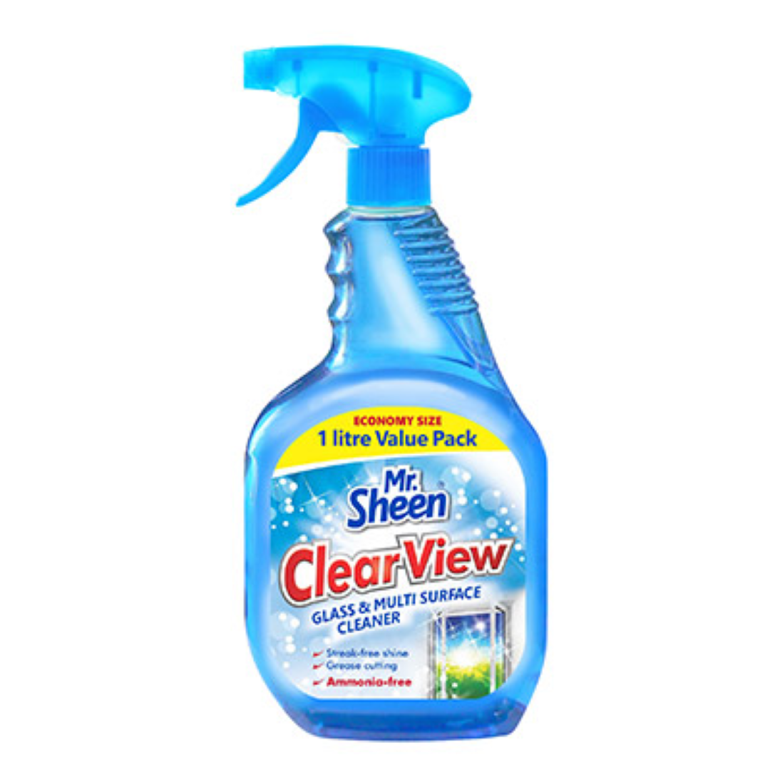 MR.SHEEN CLEARVIEW GLASS & M/SURFACE CLEANER 1L SH759